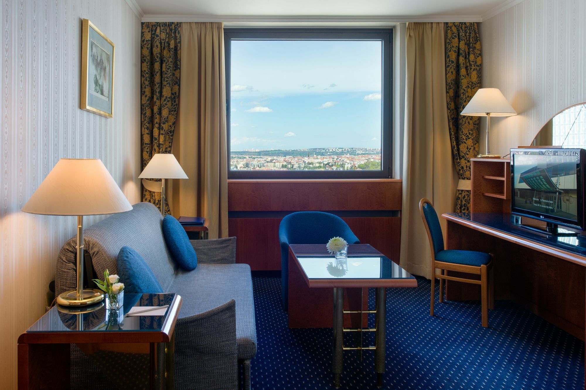 Panorama Hotel Praga Esterno foto